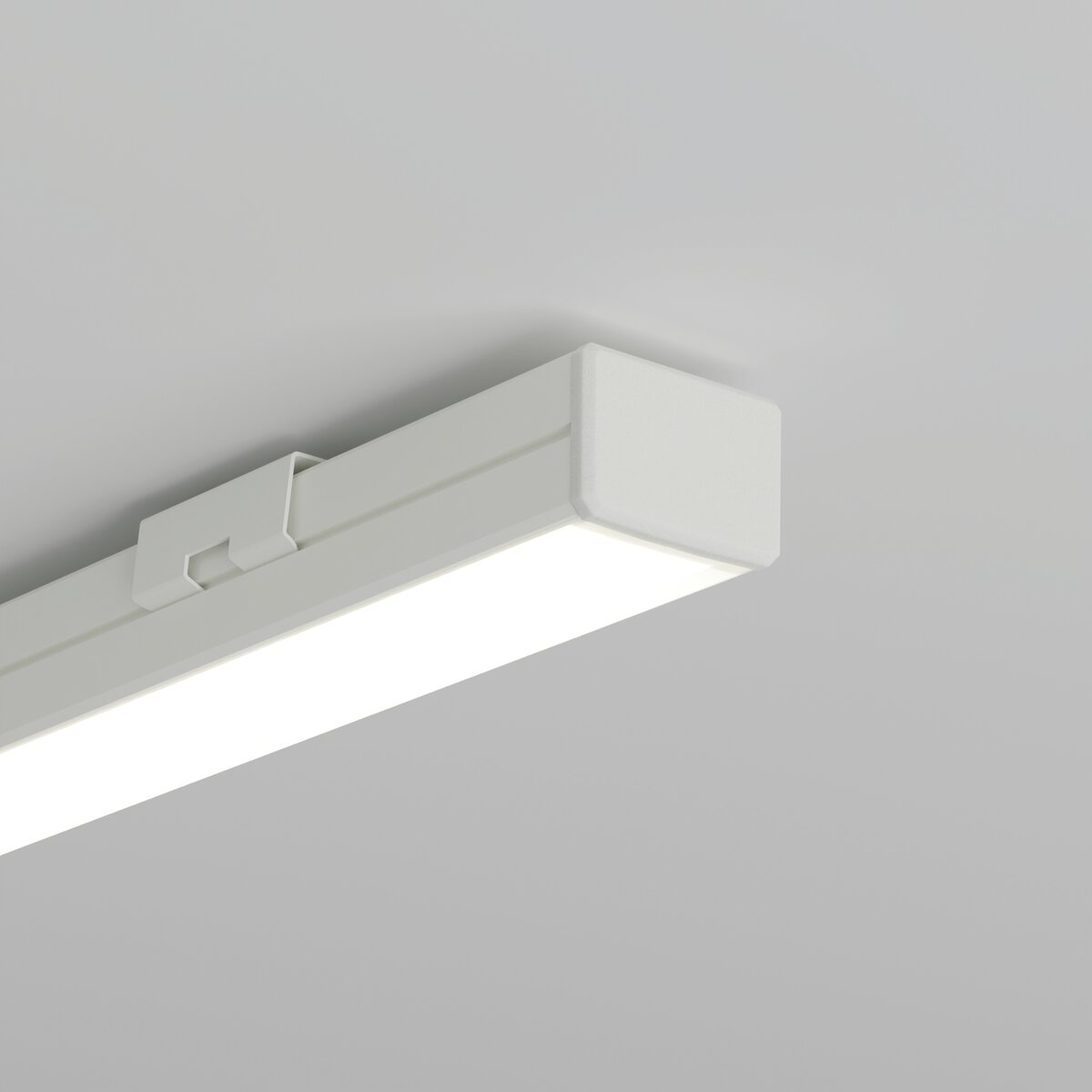LED profil KLUŚ povrchový SILER, stříbrný